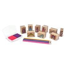 Wooden Stamp Set - Princesses