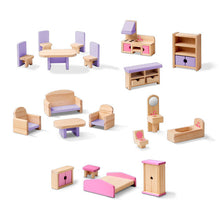 Multi-Level Solid Wood Dollhouse