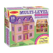Multi-Level Solid Wood Dollhouse