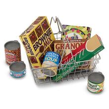 Let's Play House! Grocery Basket with Play Food