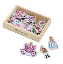 Wooden Princess Magnets