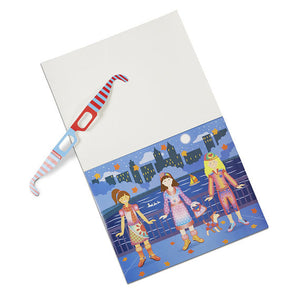 Easy-to-See 3-D Reusable Sticker Pad - Fashions