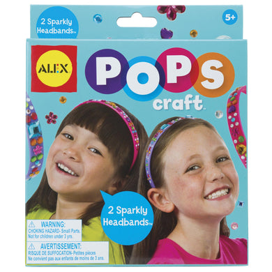 ALEX Toys POPS Craft 2 Sparkly Headbands